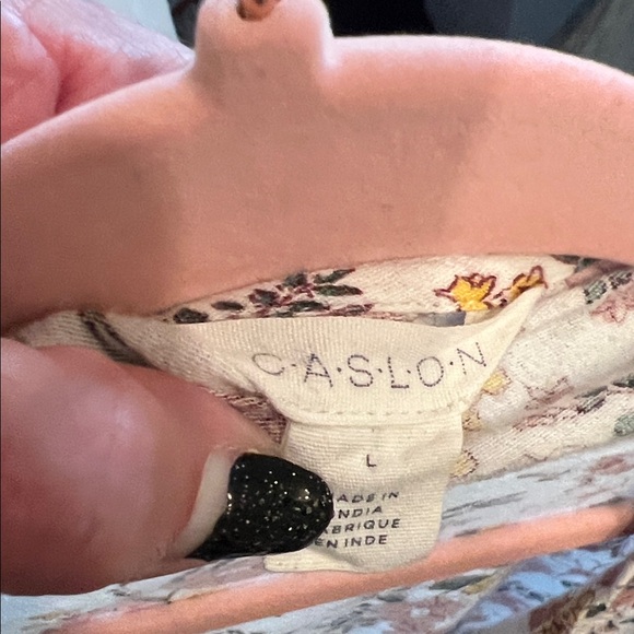 Caslon Floral Blouse - Pink and Yellow - Picture 2 of 14